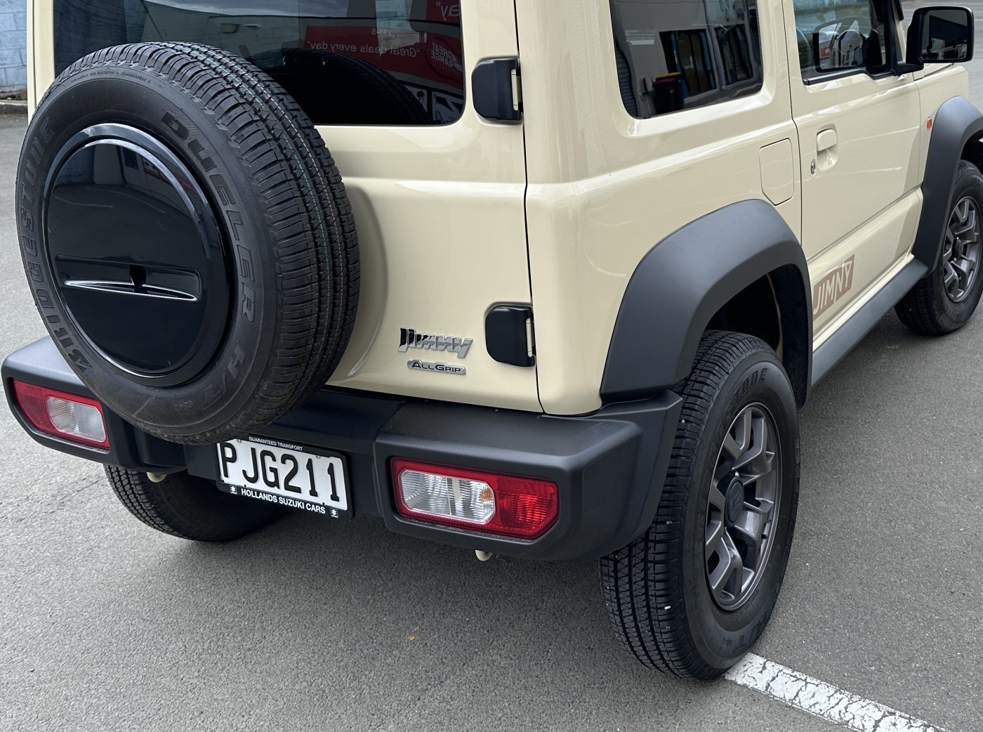 Rear door at pickup